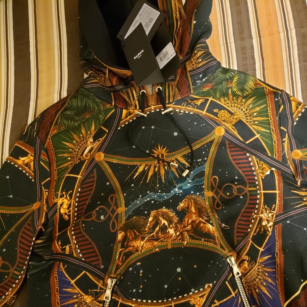Balmain limited edition luxury hoodie